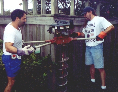 Putting up a fense with John